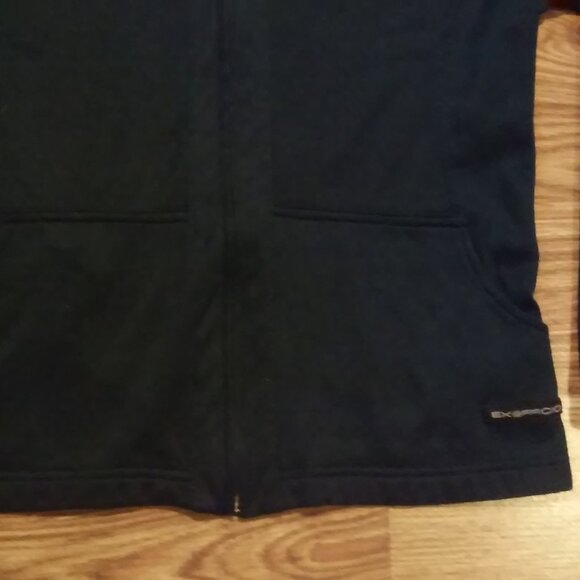 Exefficio  Buzz Off Zip Front Hoodie 2 Front Pockets Dark Blue - Picture 4 of 4